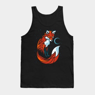 Tribal tail fox Tank Top